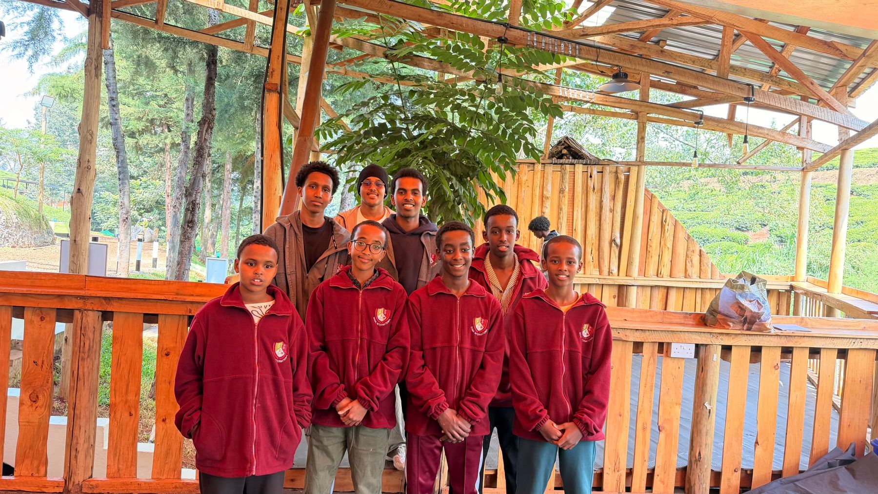 SIS students in school fleeces